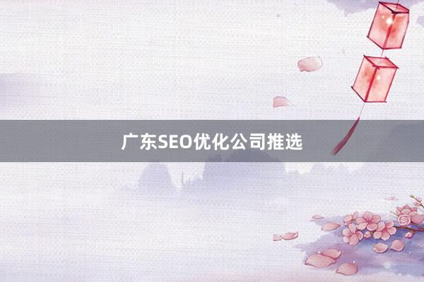 广东SEO优化公司推选
